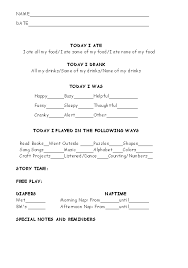 Click to see our best video content. Toddler Report Sheet Toddler Daily Report Daycare Forms Communication Log