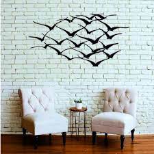 Metal Wall Art Cranes Metal Bird Decor 3d Wall Silhouette Etsy Interior Decoration Bedroom Bird Decor Metal Wall Art