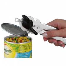 Hook the notch onto the lip of the can. Tin Opener Tin Up