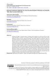 PDF) Reflections of Prophetic Values