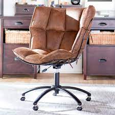 Extremely comfortable & cozy chair with cushioned seat and back. Trailblazer Glove Swivel Chair Teen Desk Chair Pottery Barn Teen