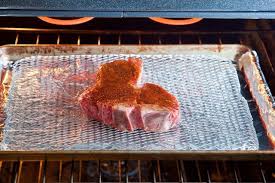 Carefully put the skillet and steak. How To Broil A T Bone Steak Ehow Com Steak In Oven Broiled T Bone Steak Recipe Tbone Steak Recipe