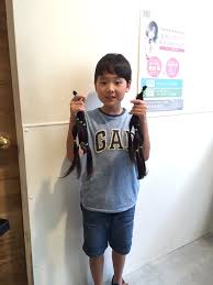 ヘアドネーションって知っている 男の子が髪の毛を寄付してみた