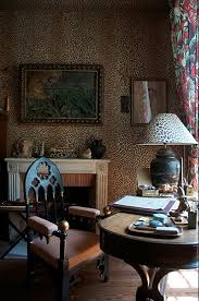 Maison Jean Cocteau 15 Rue Du Lau 91490 Milly La Foret Leopard Print Wallpaper Decor Leopard Wallpaper
