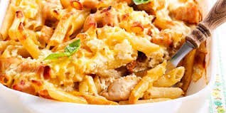 Gratin De Pates Au Poulet Et A La Sauce Tomate Gratin Pates Poulet Pates Au Poulet Recette Gratin De Pates