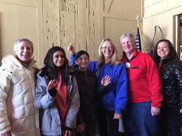 RYLA MEMBERS FROM MAMMOTH HIGH SCHOOL STOP BY