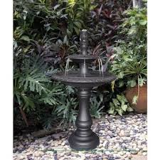 These elegant lowes garden fountain are handmade, skillfully crafted, and perfect for elevated garden decorations. Pin On Patio Water Feature