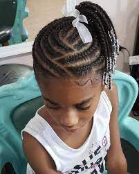This Is An Impressive Braid Hairstyle For Kids This Hairstyle Will Definitely Change Her Look Cute Braided Hairstyles Kids Braided Hairstyles Kids Hairstyles