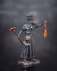 Plague Doctor Miniature Figurines Medieval Hand Painted 54mm Etsy Miniature Figurines Plague Doctor Miniatures