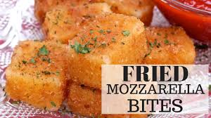 The breading sticks and creates a perfect crunch. How To Make Fried Mozzarella Sticks Bites Youtube