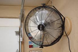 Plug in cord for power. Newair Windpro18w Wall Mount Fan 3 Speed With Sealed Motor Wall Mount Fan