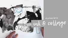 Abstract Painting Demo - Working with Ink and Mixed Media - YouTube
