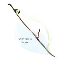 OC][ART] Crypt Keeper Glaive | Weapon (glaive) : r/DnD