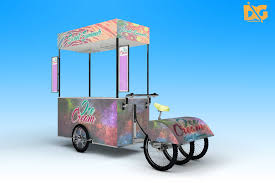 Ice Cream Cart Design Mockups Presentation Mockup Mockup Design Ice Cream Cart