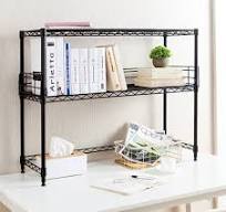 Pink Wire Desk Organizer - Suprima Desktop Carbon Steel ...