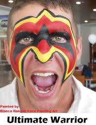 Ultimate Warrior By Bianca Hannah Face Painting Art Kids Face Paint Face Painting Boy Face