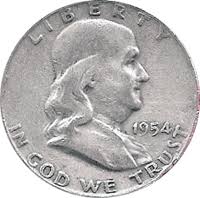 1954 S Ben Franklin Half Dollar Value Cointrackers