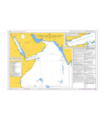 British Admiralty Nautical Chart Q6099 Anti Piracy Planning Chart Red Sea Gulf Of Aden And Arabian Sea
