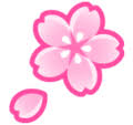 The list of all pink emojis. Cherry Blossom Emoji