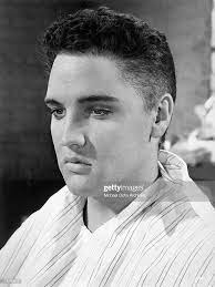 Rock And Roll Musician Elvis Presley Gets His Hair Shorn Off In Elvis Presley Army Elvis Presley Young Elvis Presley