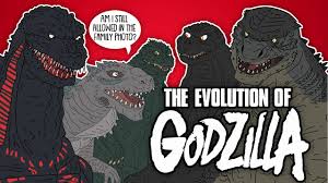 the evolution of godzilla animated