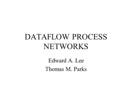 Design of Fault Tolerant Data Flow in Ptolemy II Mark McKelvin EE290 N,  Fall 2004 Final Project.
