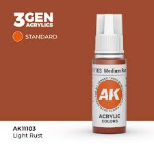 AK-Interactive: (3rd Gen) Acrylic - Medium Rust (17ml)