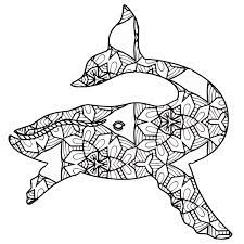 Download pets and wild animals coloring sheets. 30 Free Printable Geometric Animal Coloring Pages The Cottage Market