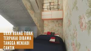 Dari gambar desain rumah diatas adalah gambar tampak depan rumah minimalis, terlihat pada bagian depan terdapat teras dengan 2 jendela dan pintu 1 itulah beberapa informasi dari gambar rumah minimalis ukuran 6x11 3 kamar tidur. Desain Kamar Tidur Unik Dan Cantik Di Bawah Tangga Youtube