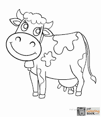Download this adorable dog printable to delight your child. Cow Coloring Pages
