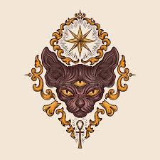 Стиль japan, black ang grey tattoo, neotraditional tattoo. Sphinx Cat Tattoo Stock Illustrations 229 Sphinx Cat Tattoo Stock Illustrations Vectors Clipart Dreamstime