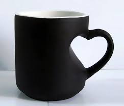 Heart Shaped Handle Coffee Mug Mugs Cute Coffee Mugs Mug Drawing Draw outline for body & handle. pinterest