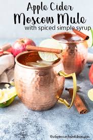 Spiced Apple Cider Moscow Mule Recipe Apple Cider Moscow Mule Spiced Apple Cider Cider