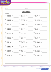 Free 3rd grade math worksheets and games for math, science and. Math Decimals Games Quizzes And Worksheets For Kids