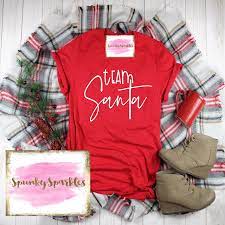 Team Santa Shirt Santa Baby Shirt Christmas T Shirt Etsy Christmas Pajamas Family Christmas Shirts Christmas Tshirts
