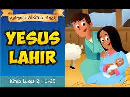 (kandang bisa dikelilingi dengan lampu natal putih, dan nyalakan saat orang majus dan gembala datang.) 7. Yesus Lahir Natal Pertama Film Animasi Natal Paskah Sekolah Minggu Youtube