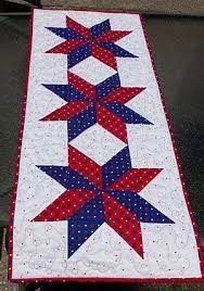 Image Result For Easy 4th Of July Table Runner Patterns Handmade Table Runner Summer Table Runner Patriotic Quilts