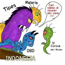 Jaga kebersihan dan taati aturan dari negara agar terhindar dari virus corona ❤. Ig Anjarisme On Twitter Lucu Lucu Gimana Lihat Kartun Ini Mau Tertawa Tapi Pedih Gitu Cari Makan Di Tempat Lain Sana Kata Tipes Malaria Dan Dbd Kepada Si Corona Dari Wuhan Si