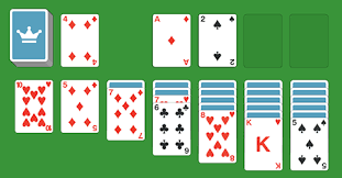 Stapler, chair, other improvised means and techniques of karate to the final boss. Klondike Solitaire
