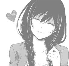 Black And White Profile Pictures Drawing W E M 12 Happiness 2 Pts Anime Sketch Manga Girl Anime Drawings