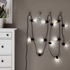 Große auswahl lichterketten im frank flechtwaren deko online shop. Svartra Lichterkette 12 Led Schwarz Fur Draussen Ikea Deutschland