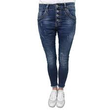 Online kann man kostenlos boyfriend hosen damen günstig ordern. Jewelly By Lexxury Baggy Boyfriend Damen Stretch Hose Knopfleiste T