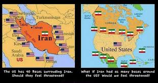 9 857 306 km 2: If Iran Surrounded The Us With Military Bases Would Americans Feel Threatened Westernterrorism