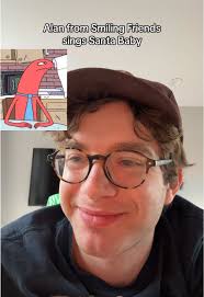 Alan's Charming Performance of Santa Baby