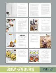Cookbook And Recipe Template For Adobe Indesign Instant Etsy Recipe Book Design Recipe Template Cookbook Template