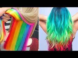 Slime Coloring Most Satisfying Slime Asmr Video 7 Youtube Hair Styles Easy And Beautiful Hairstyles Cool Hair Color