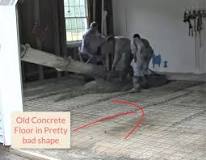 Image result for how do you pour a small concrete slab with quikrete