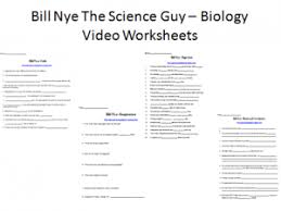 Bill Nye Video Worksheets Four Biology Cells And Body Systems Here Is A Collection Of Bill Nye The Science Guy Biology Vid Biology Body Systems Teaching