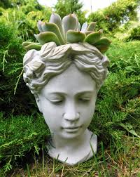 Statue Head Vase