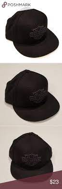 New Era Harley Davidson Fitted Flat Brim Hat Flat Brim Hat Brim Hat Brim